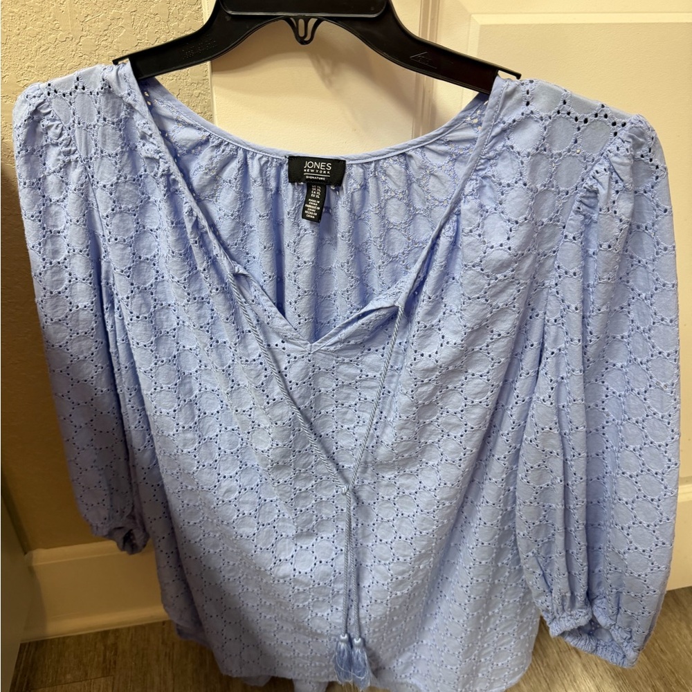 Jones New York Light Purple Blouse XL